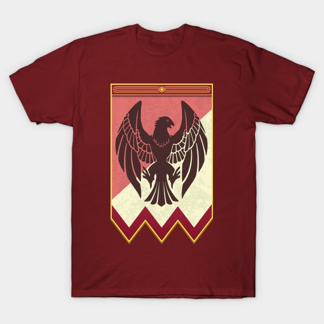 Fire Emblem 3 Houses: Black Eagles Banner T-Shirt by Xitokys